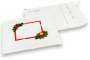 White Christmas bubble envelopes- christmas decoration