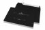 Coloured Christmas envelopes - Black, with Christmas decoration | Bestbuyenvelopes.com