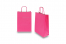 Paper carrier bags with twisted handles - bright pink, 220 x 100 x 310 mm, 90 gsm | Bestbuyenvelopes.com