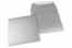 Silver metallic coloured paper envelopes - 160 x 160 mm | Bestbuyenvelopes.com