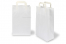 Paper carrier bags with folded handles - white, 220 x 105 x 360 mm | Bestbuyenvelopes.com