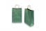 Paper carrier bags with twisted handles - dark green metallic, 220 x 100 x 310 mm, 90 gsm | Bestbuyenvelopes.com