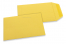 Coloured pocket envelopes - Buttercup yellow, 85 x 125 mm | Bestbuyenvelopes.com