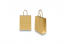 Paper carrier bags with twisted handles - gold, 180 x 80 x 220 mm, 90 gsm | Bestbuyenvelopes.com