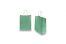 Paper carrier bags with twisted handles - green metallic, 180 x 80 x 220 mm, 90 gsm | Bestbuyenvelopes.com