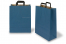 Paper carrier bags with folded handles - blue, 320 x 140 x 420 mm | Bestbuyenvelopes.com