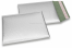 ECO matt metallic bubble envelopes - silver 180 x 250 mm | Bestbuyenvelopes.com