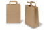 Paper carrier bags with folded handles - brown, 220 x 105 x 280 mm | Bestbuyenvelopes.com