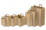 Paper carrier bags with folded handles - brown | Bestbuyenvelopes.com