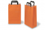 Paper carrier bags with folded handles - orange, 220 x 105 x 360 mm | Bestbuyenvelopes.com