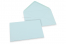 Coloured greeting card envelopes - light blue, 125 x 175 mm | Bestbuyenvelopes.com