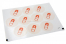 Birth envelope seals - safety pin red | Bestbuyenvelopes.com